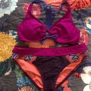 Prana Swimsuit Bikini Set M/L